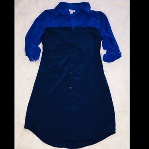 Business button up dress